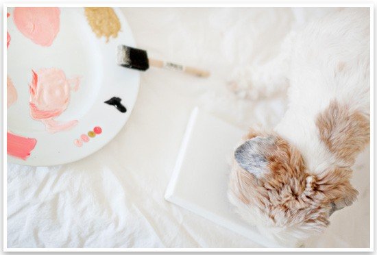 DIY Paw Print Wall Art by Sarah Dickerson | Pretty Fluffy 3