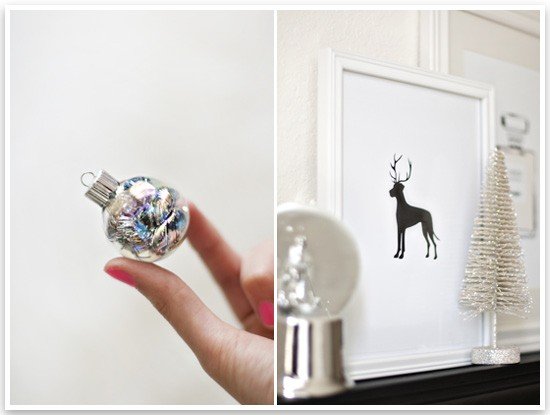 DIY Christmas Ornaments & Free Reindeer Printable | Pretty Fluffy