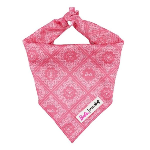 Sassy Woof Western Barbie dog bandana