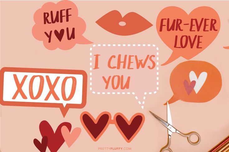 Pretty Fluffy Free Printable DIY Photo Booth Props for Dog Lovers
