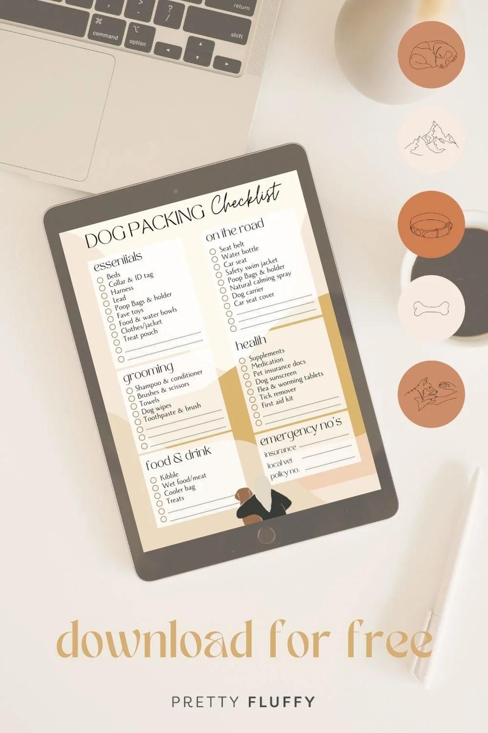 The Ultimate Dog Travel Checklist - Free Printable Download