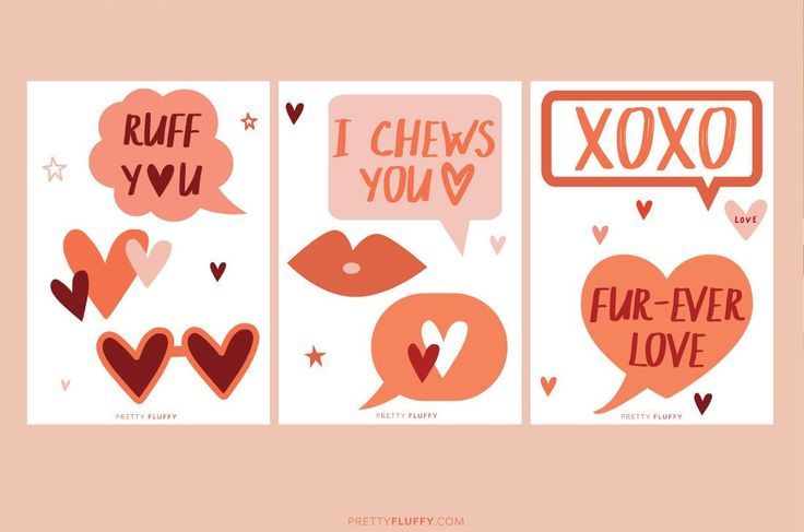Pretty Fluffy Free Printable DIY Photo Booth Props for Dog Lovers