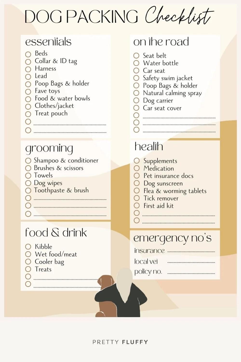 The Ultimate Dog Travel Checklist - Free Printable Download