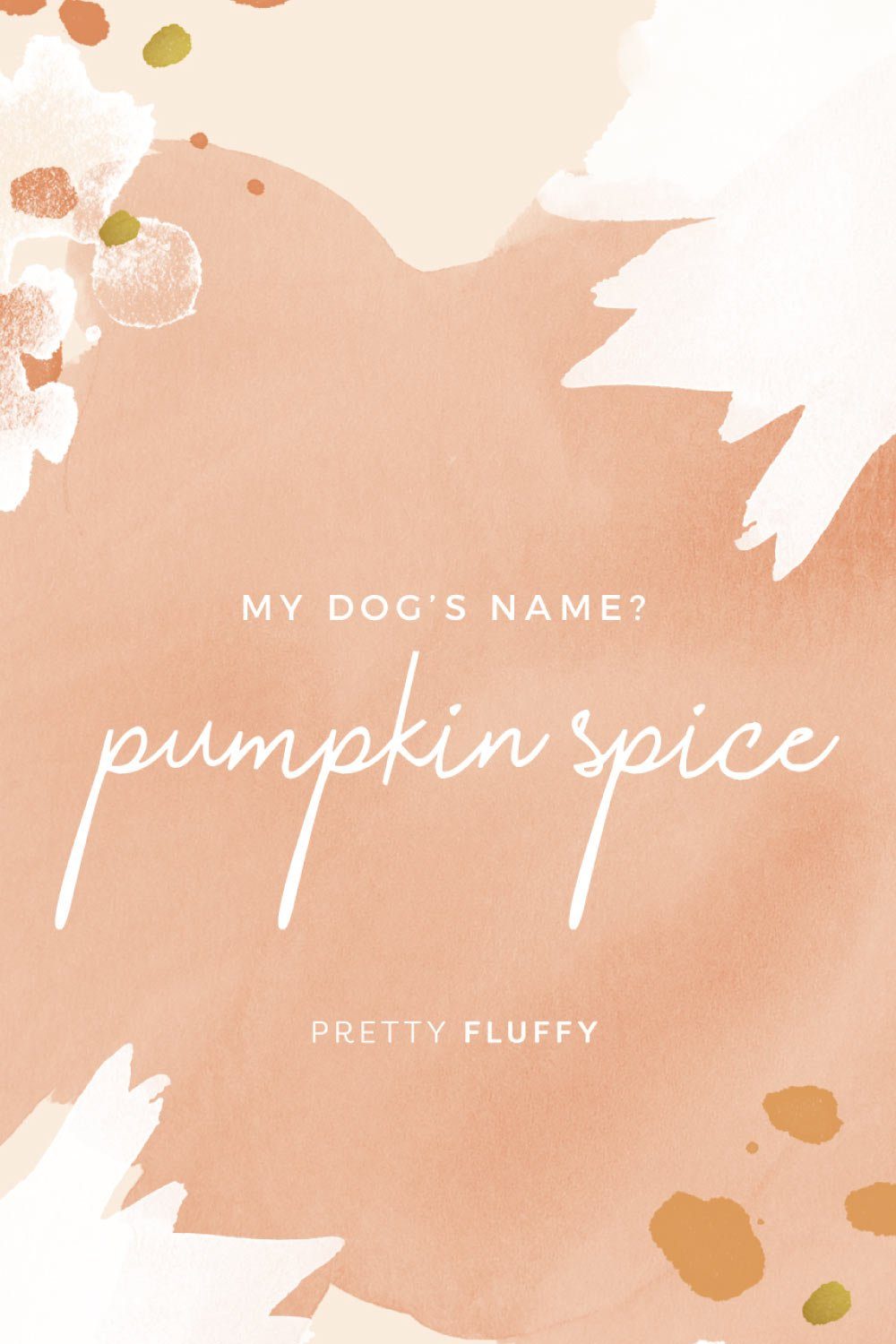 Fall-Desktop-Wallpaper - Pumpkin Spice - Free screensaver for dog lovers