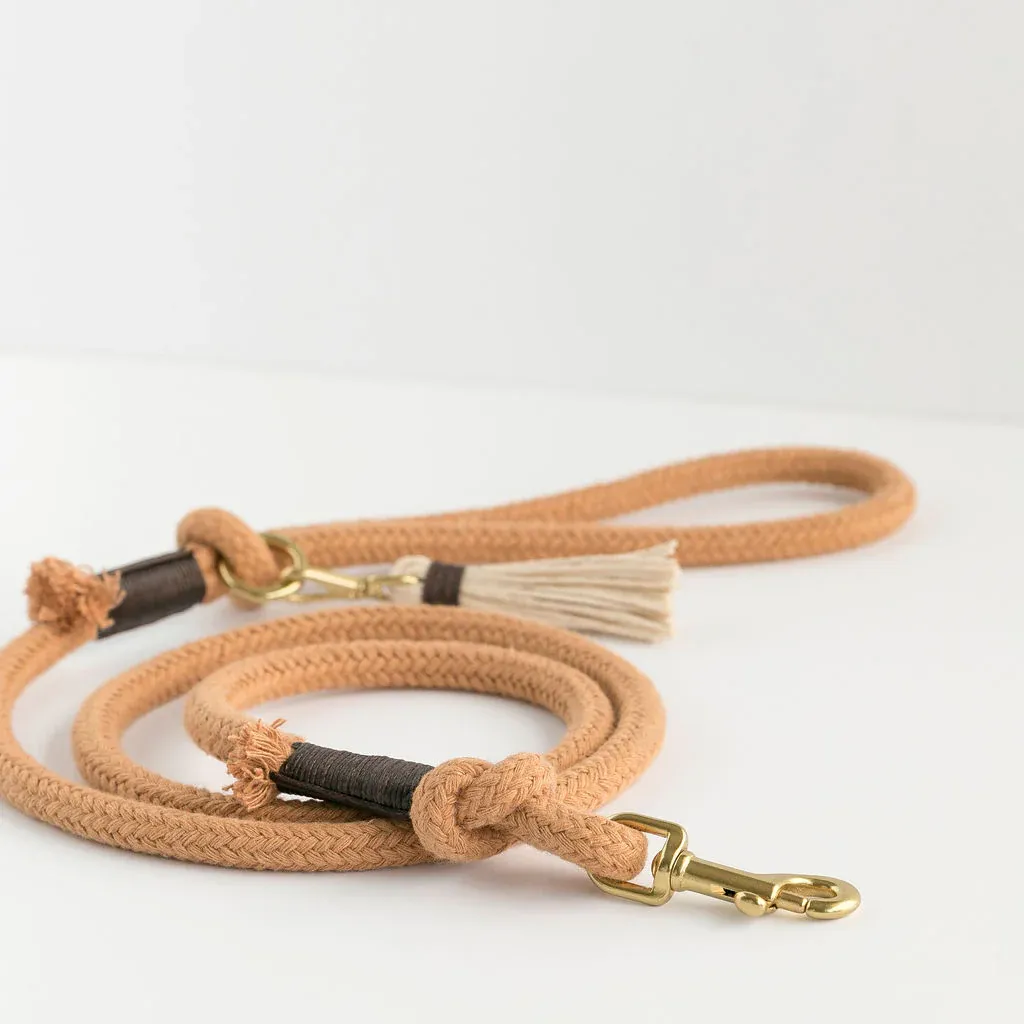 animals-in-charge-caramel-brown-cotton-rope-dog-leash