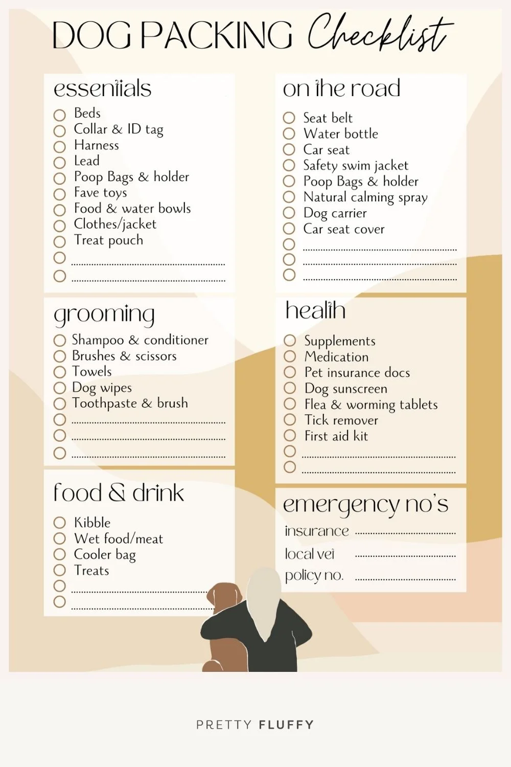 The Ultimate Dog Travel Checklist - Free Printable Download