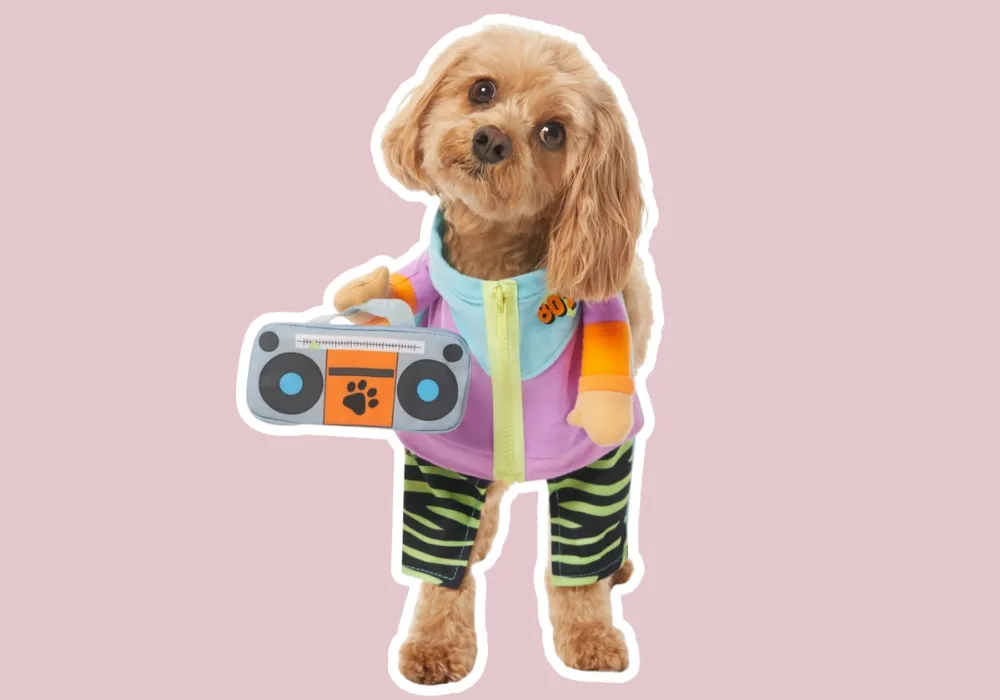 80's Retro Kid Dog & Cat Costume