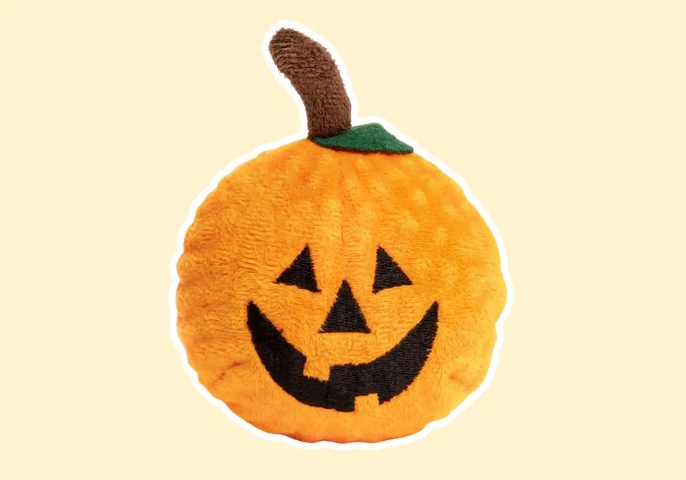 Fabdog Evil Pumpkin Dog Ball Toy 
