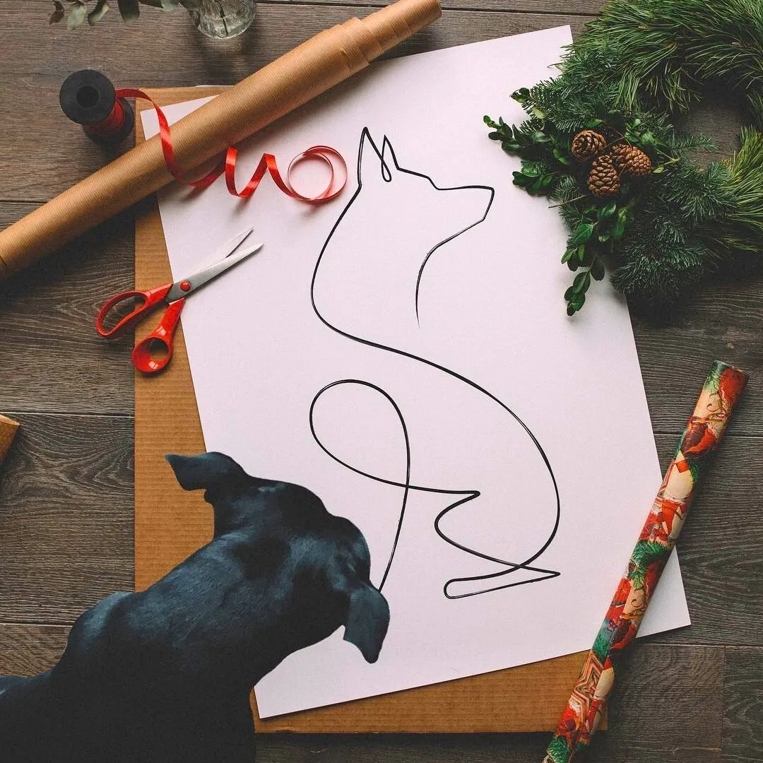 Animalist Custom Dog Poster - Christmas Gift Guide for Dog Lovers