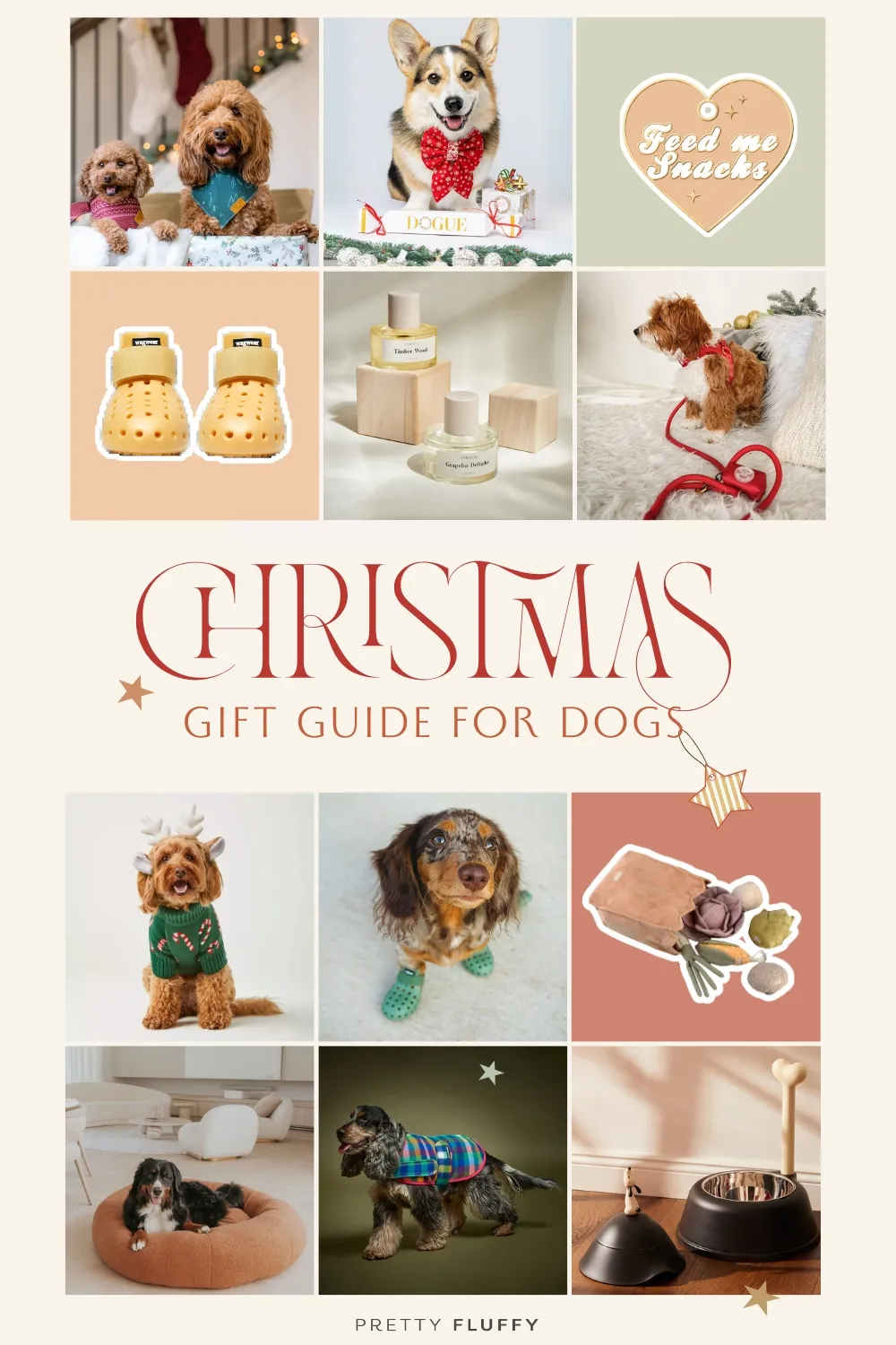 Christmas gift ideas for dogs by Pretty Fluffy - Gift Guide for Dogs