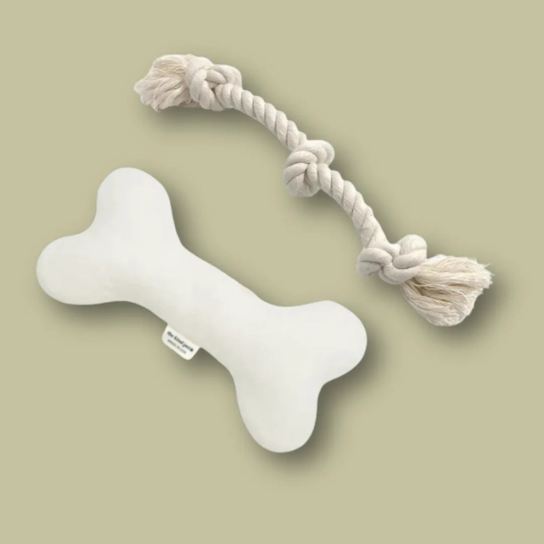 gifts for dogs - natural dog toy bundle by The Kind Pet